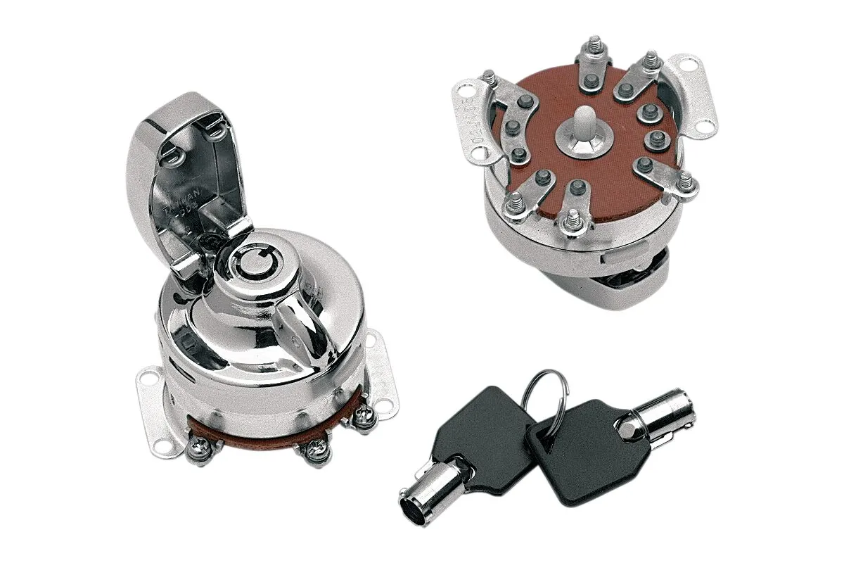 6 POLE IGN.SWTCH RND KEY