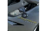 Tampons de protection R&G RACING Aero noir Triumph Daytona 675/R