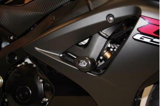 Tampons de protection R&G RACING Aero noir Suzuki GSX-R1000