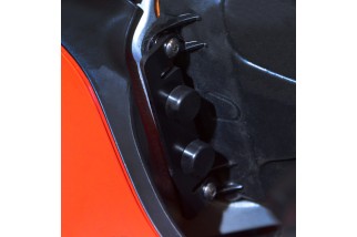 Protection de butée de direction R&G RACING noir Ducati Panigale V4