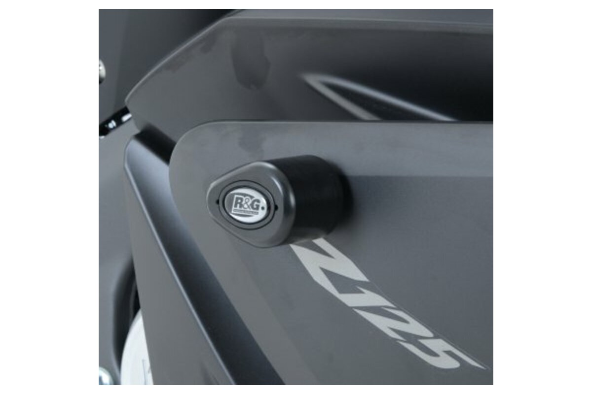 Tampons de protection R&G RACING Aero noir Yamaha YZF-R125