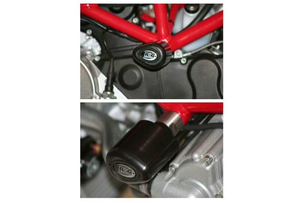 Tampons de protection R&G RACING Aero noir Ducati