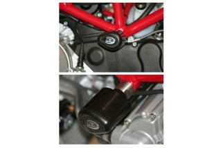 Tampons de protection R&G RACING Aero noir Ducati