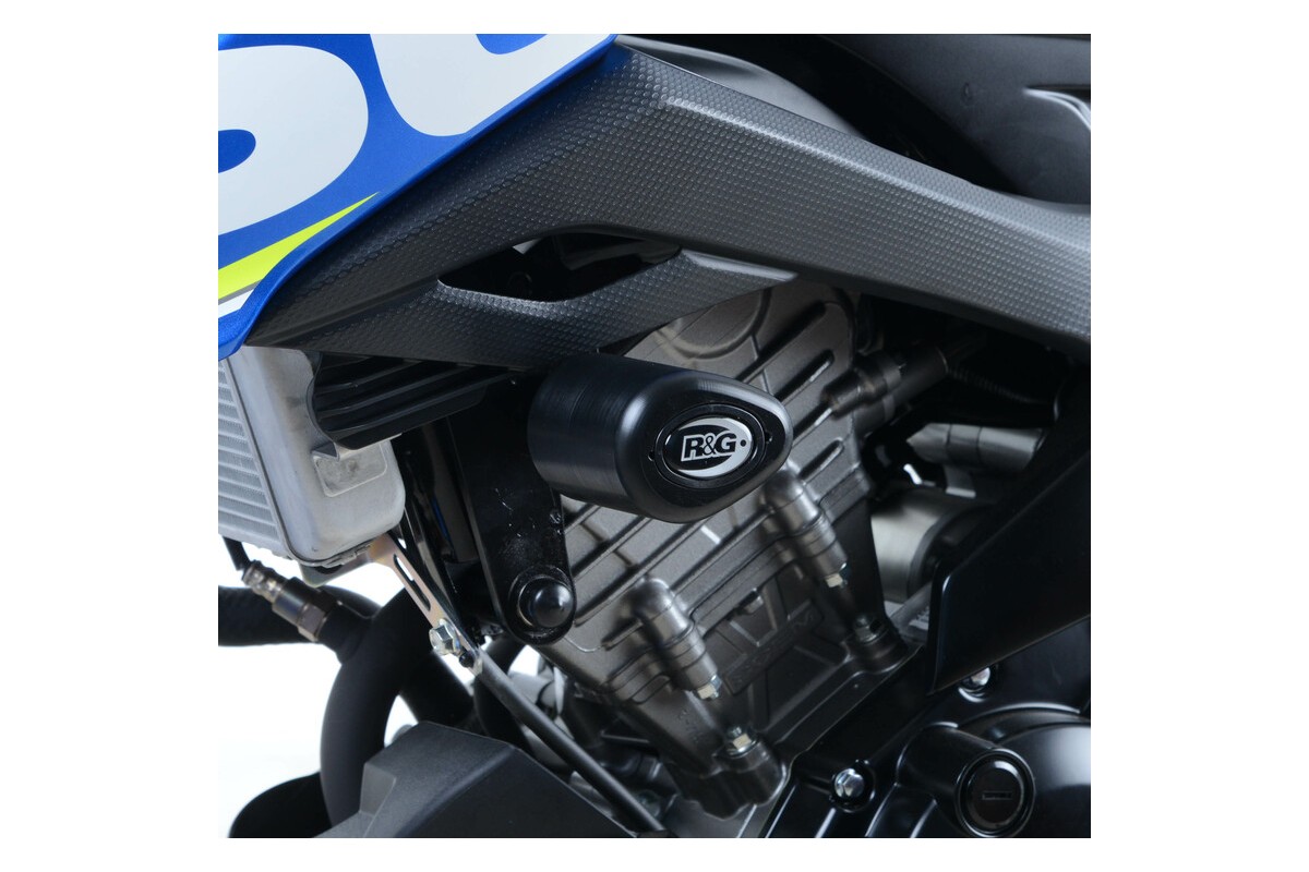 Tampons de protection R&G RACING Aero noir Suzuki GSX-S125