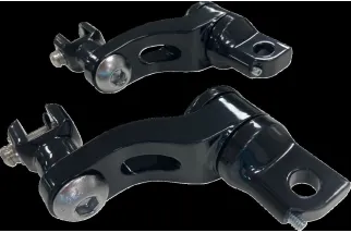 PEG MOUNT ADJUSTABLE PASS.BLK.