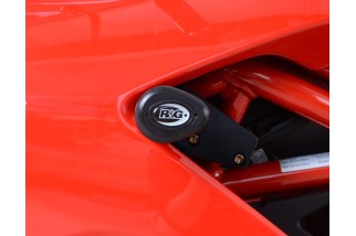 Tampons de protection R&G RACING Aero noir sans percage Ducati Supersport