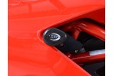 Tampons de protection R&G RACING Aero noir sans percage Ducati Supersport