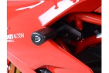 Tampons de protection R&G RACING Aero noir sans percage Ducati Supersport