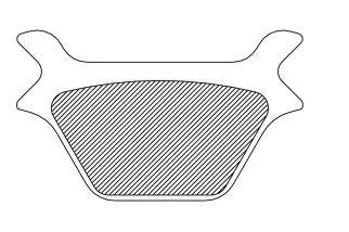 BRAKE PAD-DRAG SINTERD