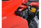 Tampons de protection R&G RACING Aero noir sans percage Ducati Supersport