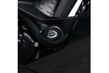Tampons de protection R&G RACING Aero noir Kawasaki Ninja ZX-6 R ABS