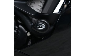 Tampons de protection R&G RACING Aero noir Kawasaki Ninja ZX-6 R ABS