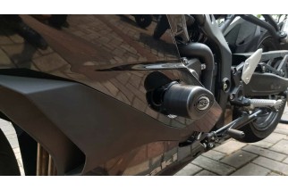 Tampons de protection R&G RACING Aero noir Kawasaki ZX-25R