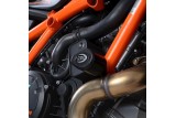 Tampons de protection R&G RACING Aero noir KTM 1290 Super Duke