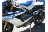 Tampons de protection R&G RACING Classic Style blanc Triumph 675 Daytona