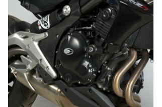 Tampons de protection R&G RACING Aero noir Kawasaki ER-6 N