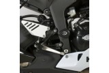 Tampons de protection R&G RACING Aero blanc Kawasaki ZX6R 636
