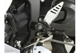 Tampons de protection R&G RACING Aero blanc Kawasaki ZX6R 636