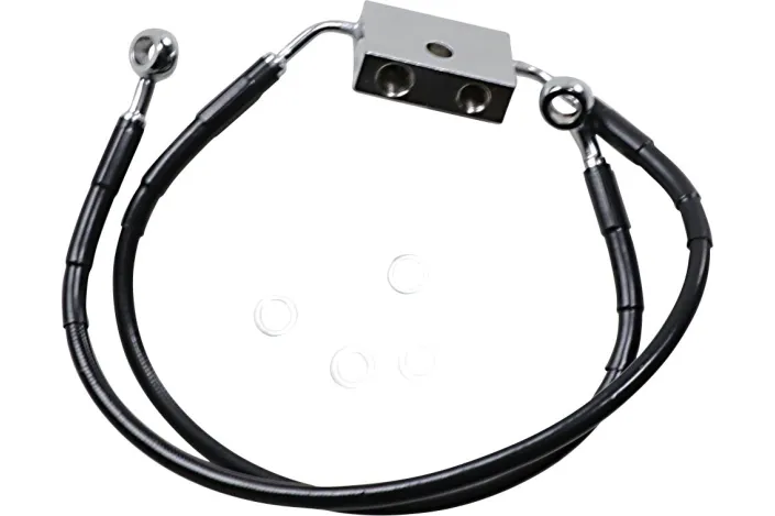FRT BRAKE LINE XL BK