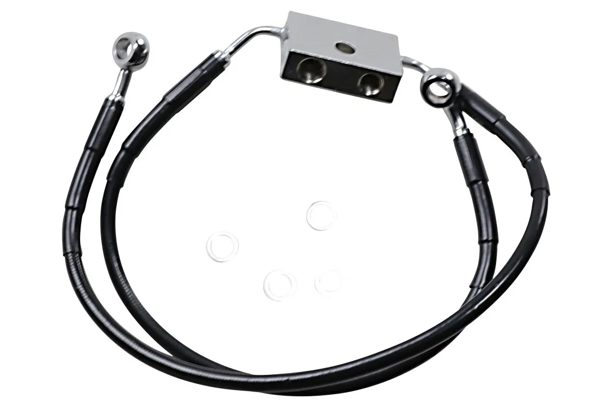 FRT BRAKE LINE XL BK