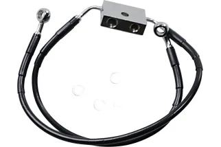 FRT BRAKE LINE XL BK