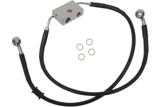 FRT BRAKE LINE XL BK +2