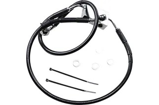 FRT BRAKE LINE XL BK +4