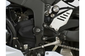 Tampons de protection R&G RACING Aero blanc Kawasaki ZX6R 636