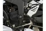 Tampons de protection R&G RACING Aero blanc Kawasaki ZX6R 636