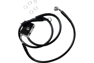 FRT BRAKE LINE XL BK +10