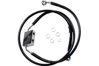 FRT BRAKE LINE XL BK +12