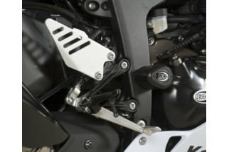 Tampons de protection R&G RACING Aero blanc Kawasaki ZX6R 636