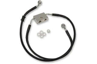 FRT BRAKE LINE XL BK