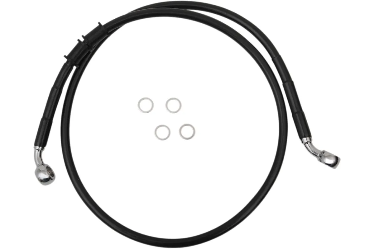 FRT BRAKE LINE XL BK +2