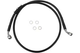 FRT BRAKE LINE XL BK +4