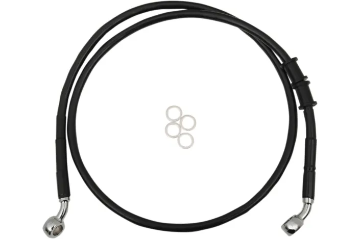 FRT BRAKE LINE XL BK +12