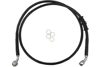 FRT BRAKE LINE XL BK +12