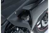 Tampons de protections R&G RACING Aero Race version noir Yamaha YZF-R3