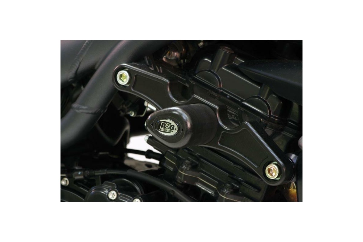 Tampons de protection R&G RACING Aero noir Triumph Speed Tripme 1050