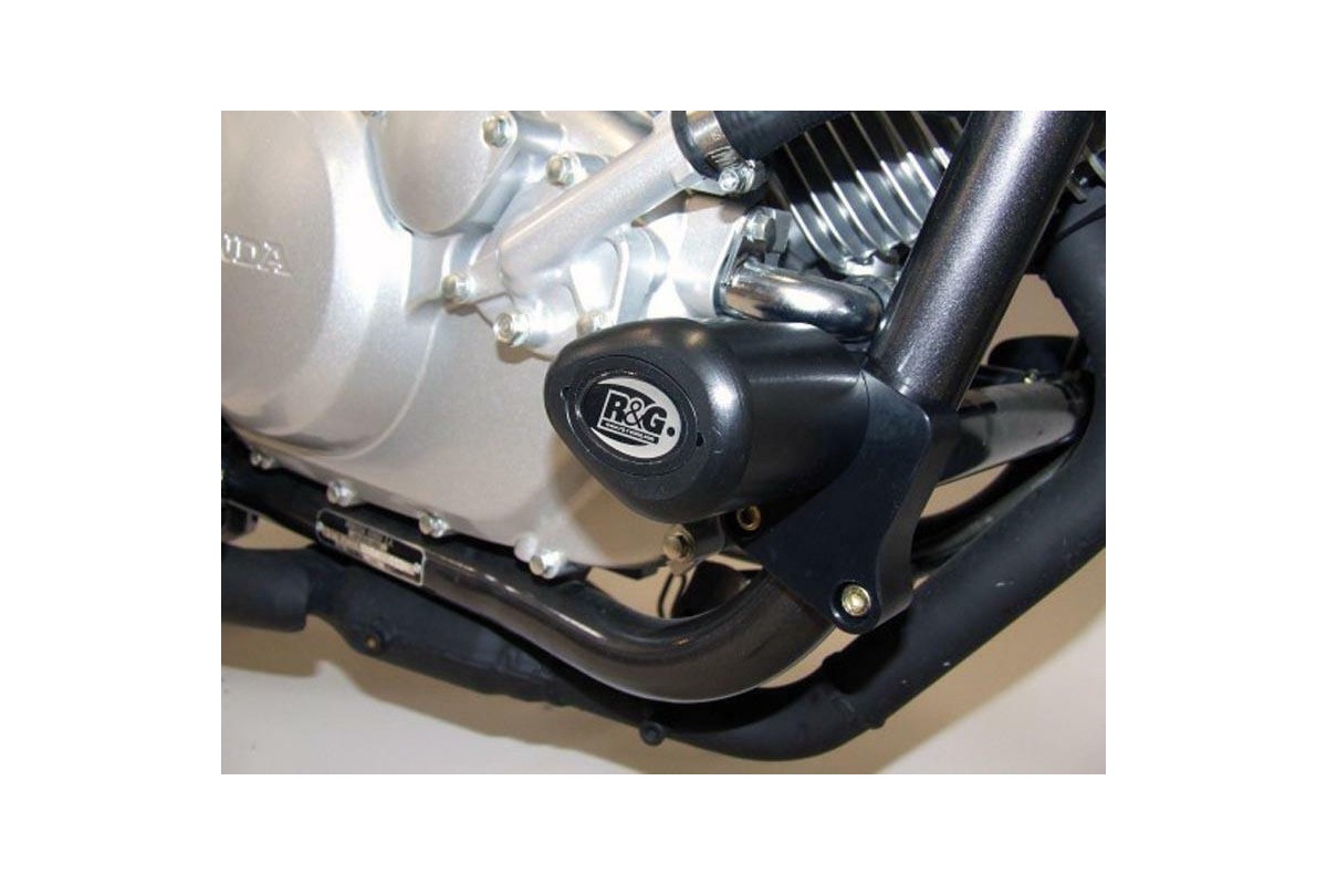 Tampons de protection R&G RACING Aero noir Honda XL125V Varadero