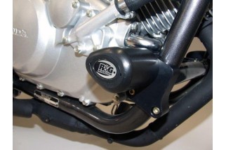 Tampons de protection R&G RACING Aero noir Honda XL125V Varadero