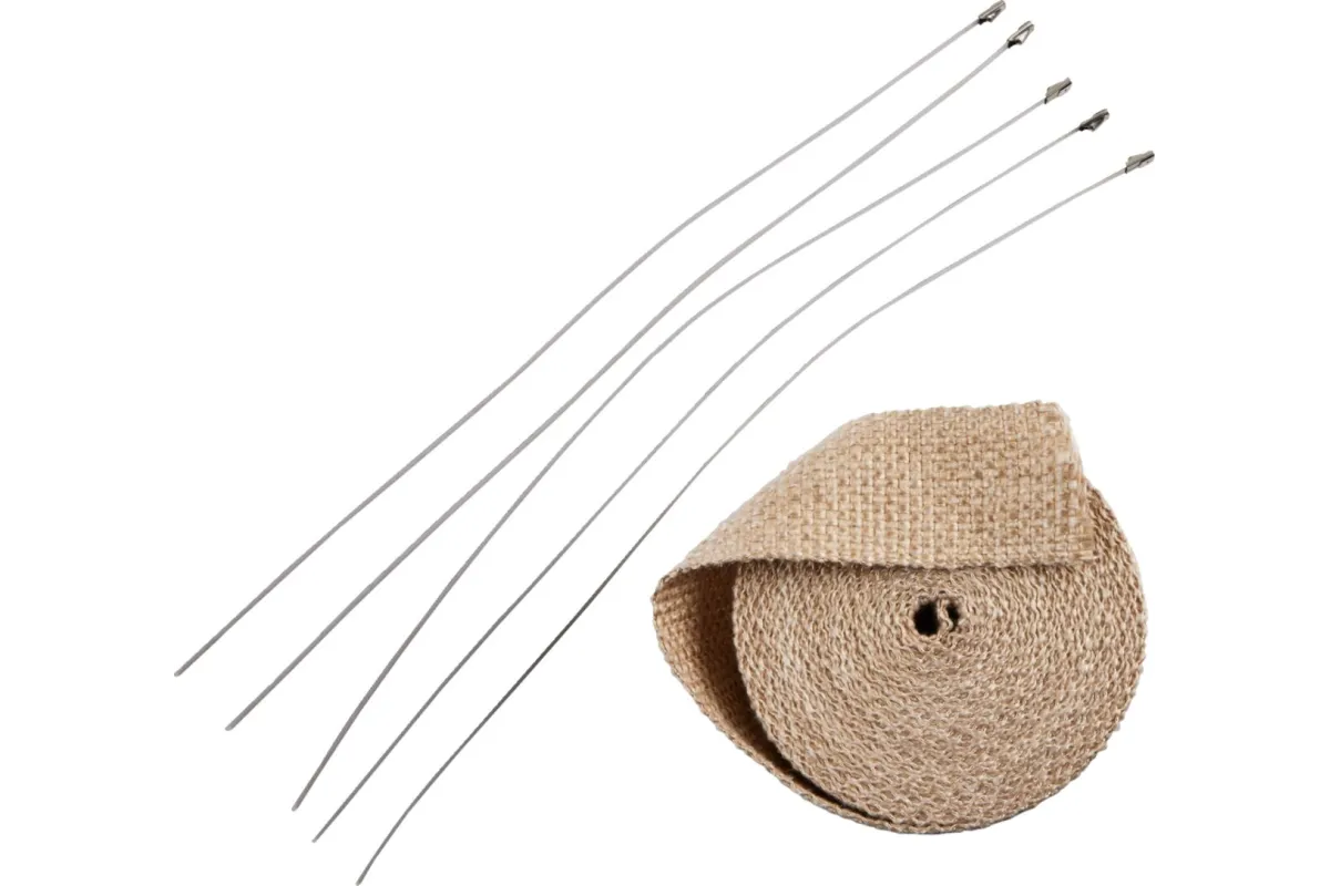 WRAP EXH 2X25' TAN W/TIE