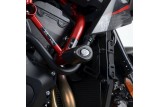 Tampons de protection R&G RACING Aero noir Kawasaki ZH2