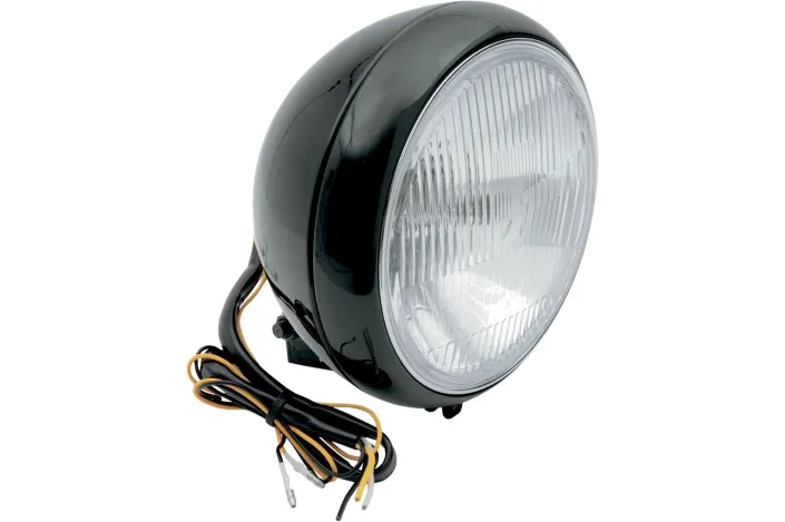 HEADLIGHT 7 SMTH BLK