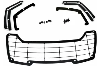 HEADLAMP GUARD KIT ALUM BLK 21