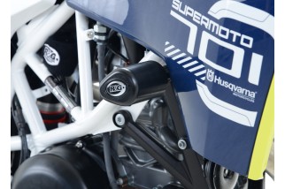 Tampons de protecion Aero R&G RACING noir Husqvarna 701 Supermoto