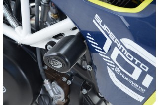 Tampons de protecion Aero R&G RACING noir Husqvarna 701 Supermoto