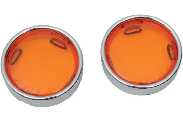 LENS AMBR W/TRIM RING