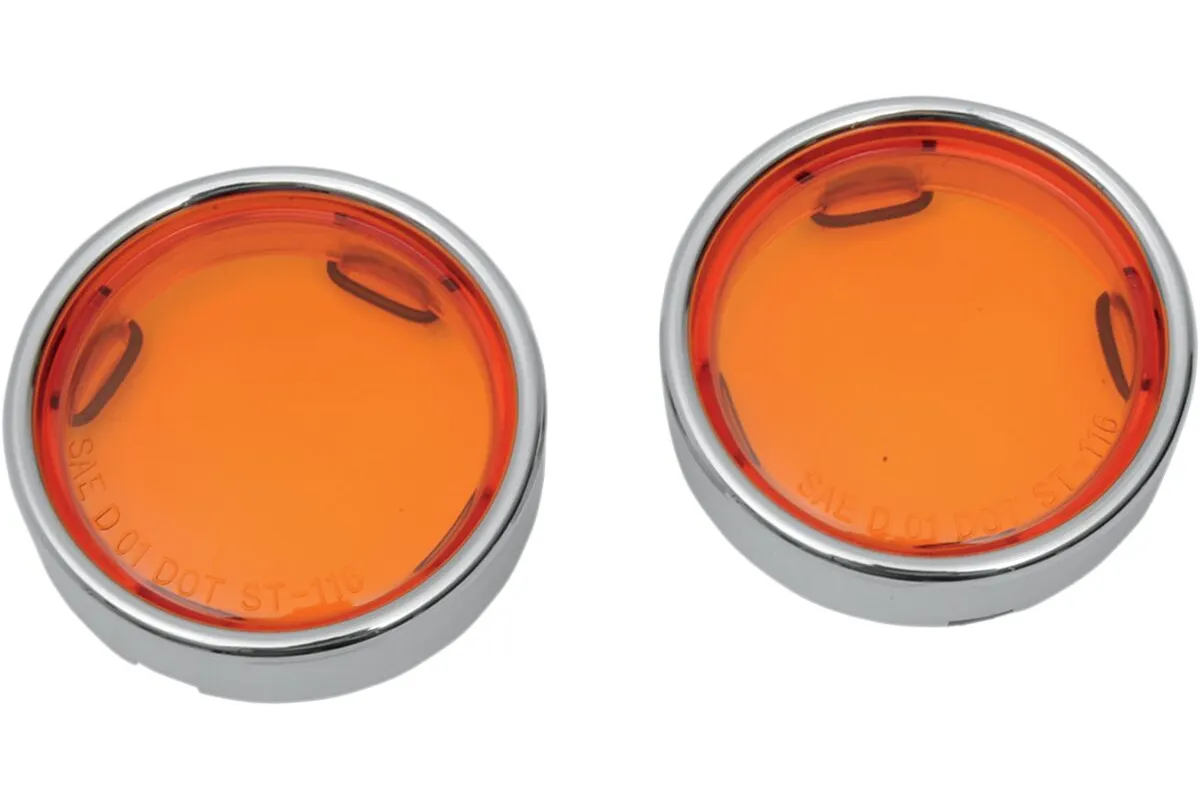 LENS AMBR W/TRIM RING