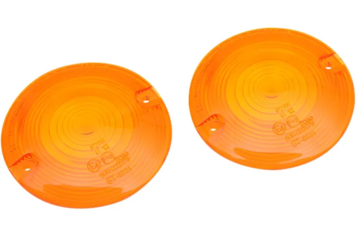 LENS T/S FLHT AMBR DOT